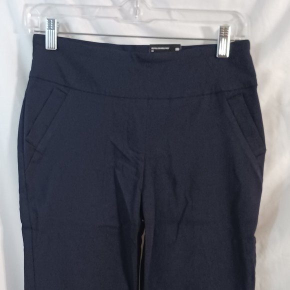 NWT Womens Massini Pull on Ankle Pant Navy Blue Size Small Skinny Midrise - Picture 2 of 15